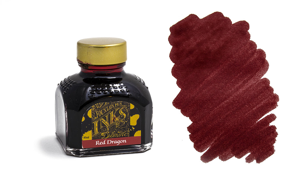 Diamine Fountain Pen Ink, 80 ml Bottle, Oxblood